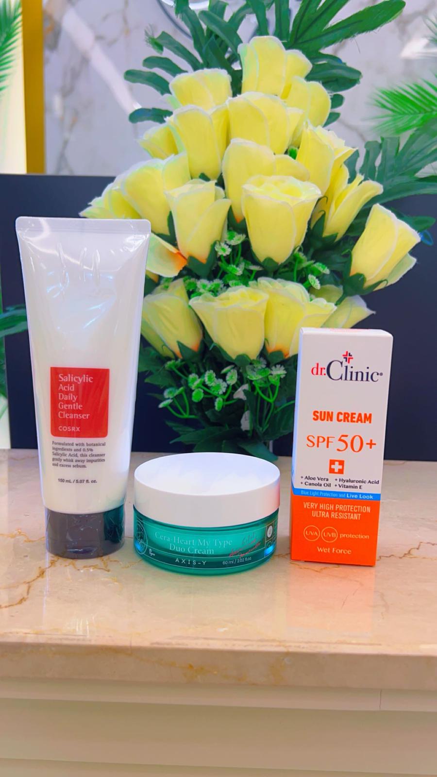 روتين صباحي للبشرة المختلطة