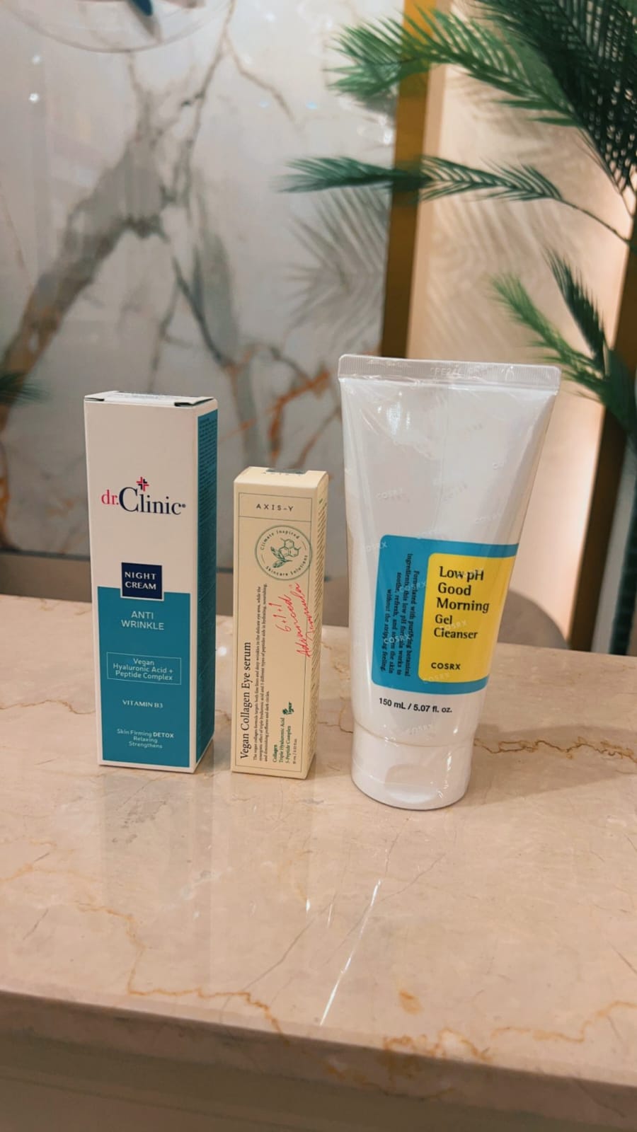 Night skin care routine