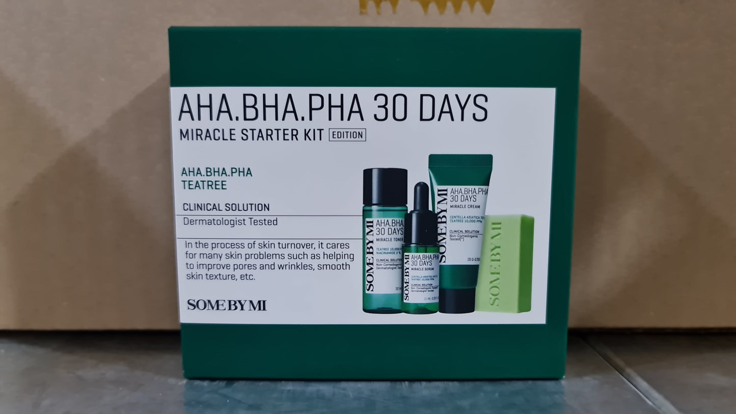 Miracle AHA, BHA, BHA Set - 4 Pieces