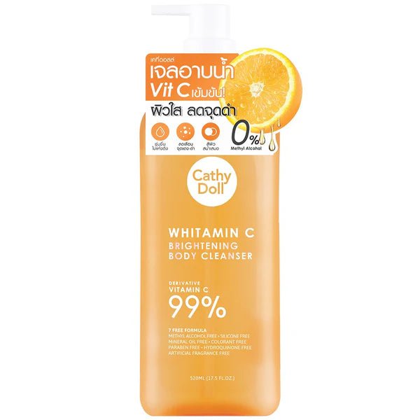 CATHY DOLL WHITAMIN C BRIGHTENING BODY CLEANSER - 520ML