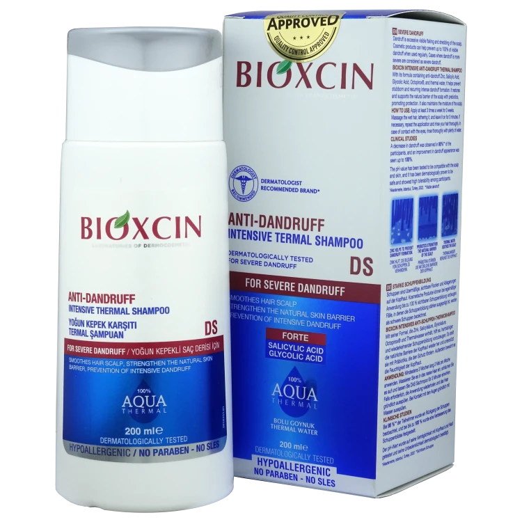 Bioxcin Ds Intensive Thermal Shampoo Severe Dandruff 200Ml