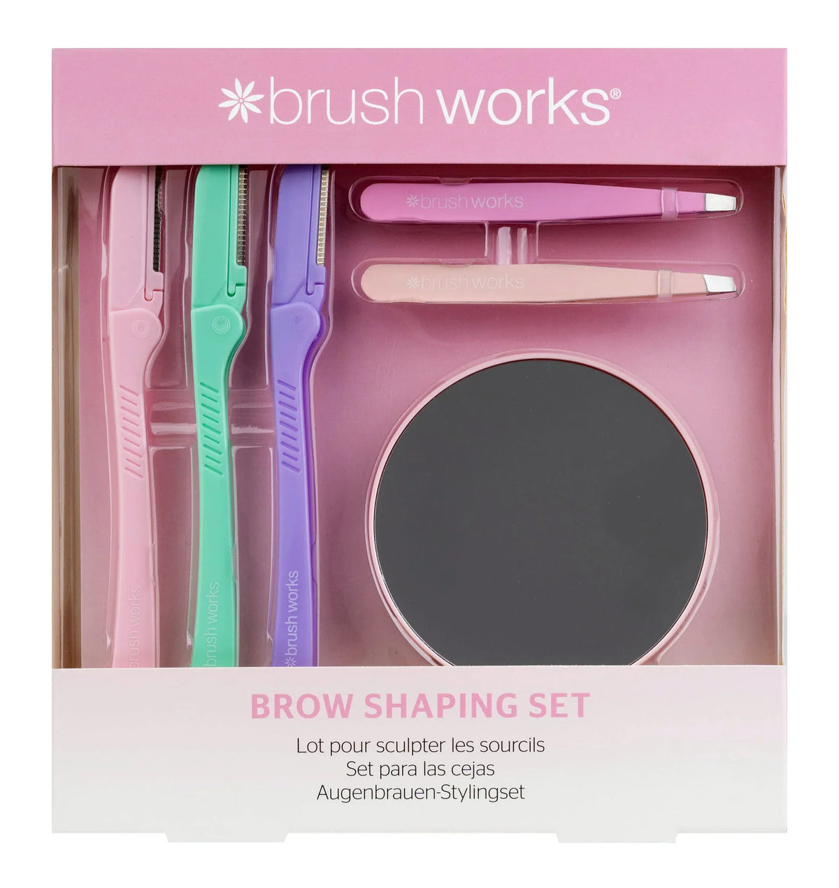 Brushworks Brow Shaping Set