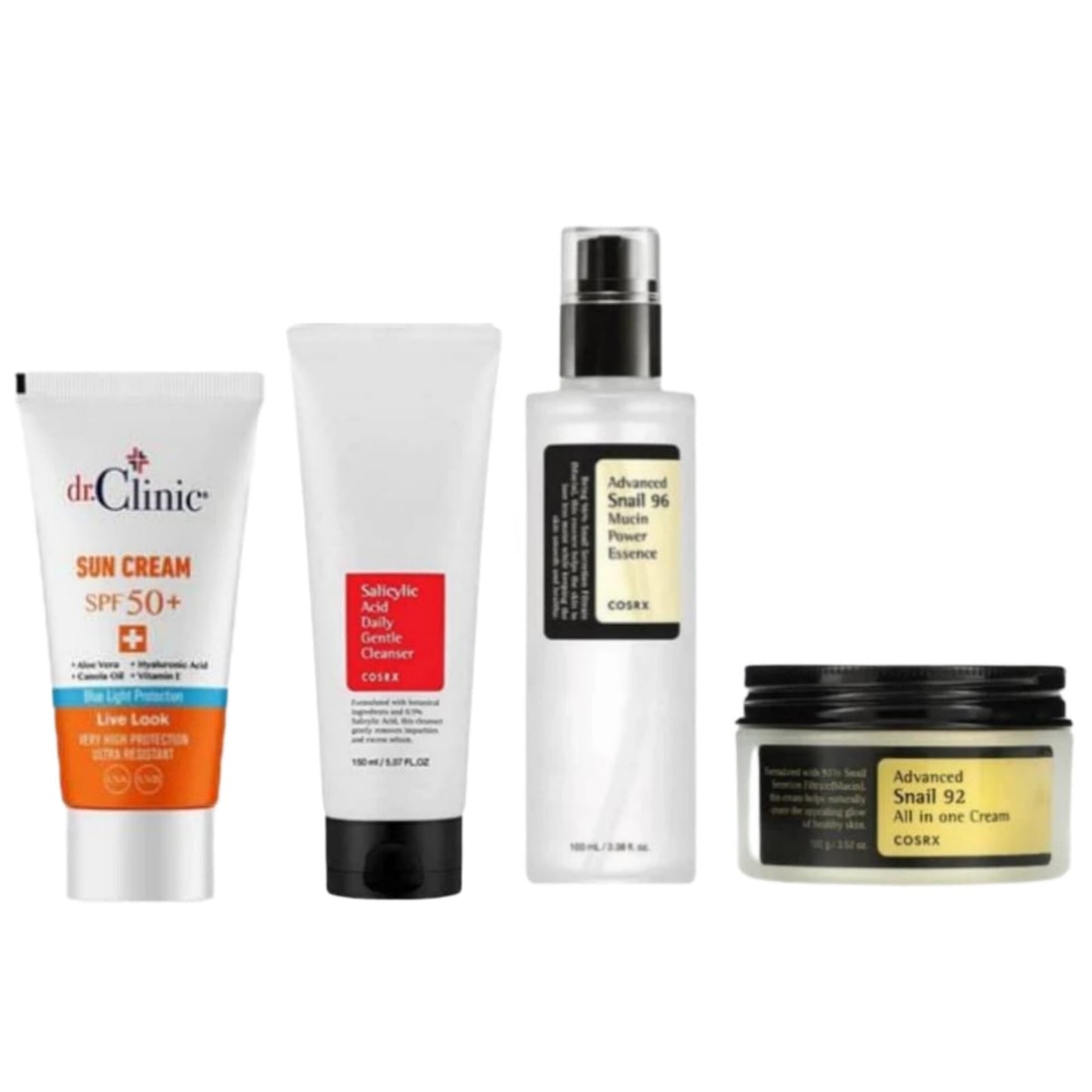 Routine package for mixed and oily skin