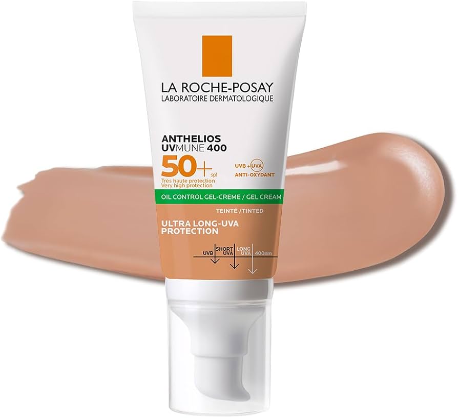 لاروش بوزيه أنثيليوس يو في ميون 400 جل-كريم ملون للتحكم باللمعان والزيوت SPF50+ (50 مل)