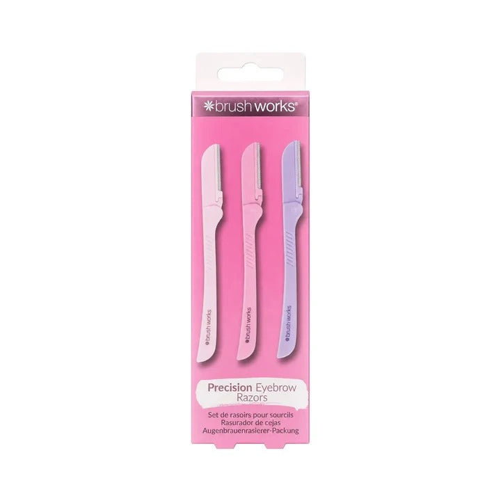 Brushworks Eyebrow Razor (3Pcs)