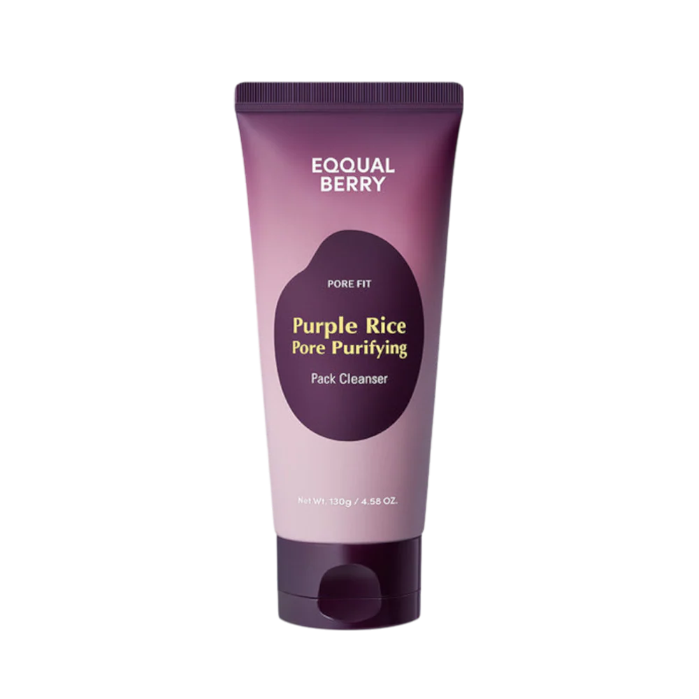 EQQUALBERRY Purple Rice Pore Purifying Pack Cleanser 130G