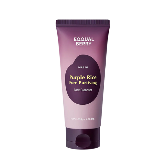 EQQUALBERRY Purple Rice Pore Purifying Pack Cleanser 130G