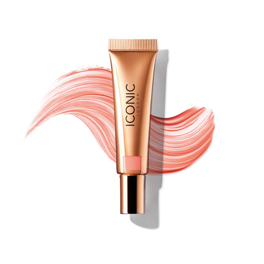 ICONIC LONDON - SHEER LIQUID BLUSH-CHEEKY CORAL - 12.5ML