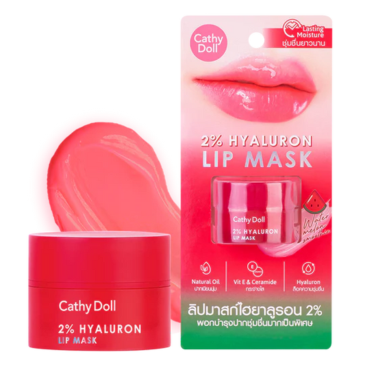 CATHY DOLL 2% HYALURON LIP MASK WATERMELON 4.5G