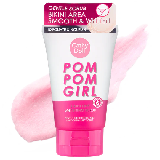 CATHY DOLL POM POM GIRL ARMPIT BIKINI LINE WHITENING SCRUB &amp; 15G+BIG SIZE