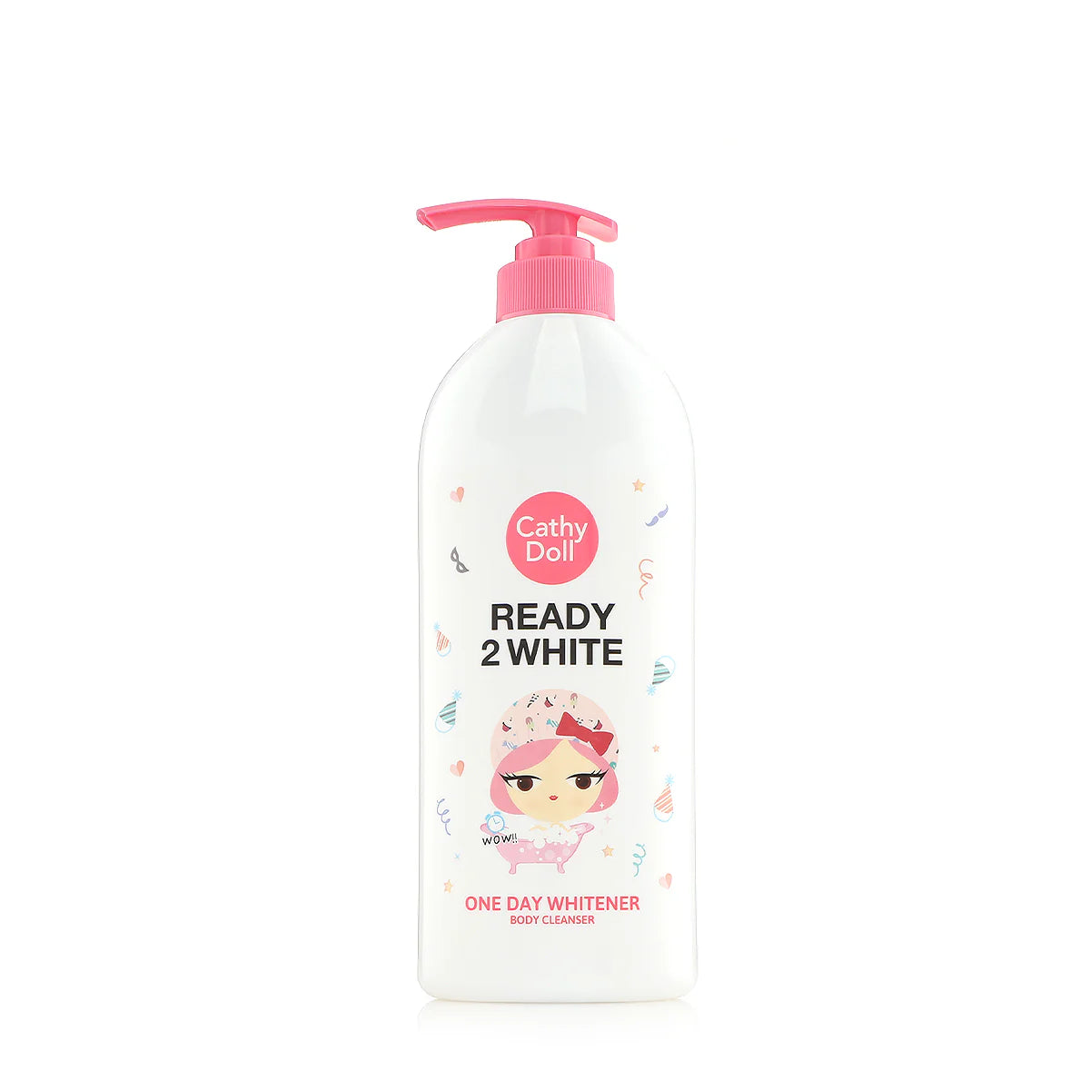 غسول الجسم CATHY DOLL READY 2 WHITE ONE DAY WHITENER 500ML