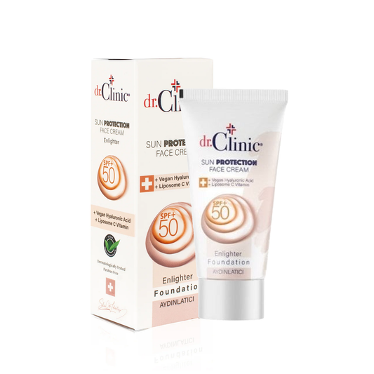 دكتور كلينك كريم أساس مع عامل حماية من الشمس spf50+ - 50 مل