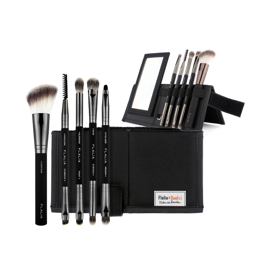 Flalia Dualist Makeup Brush Set  D-020