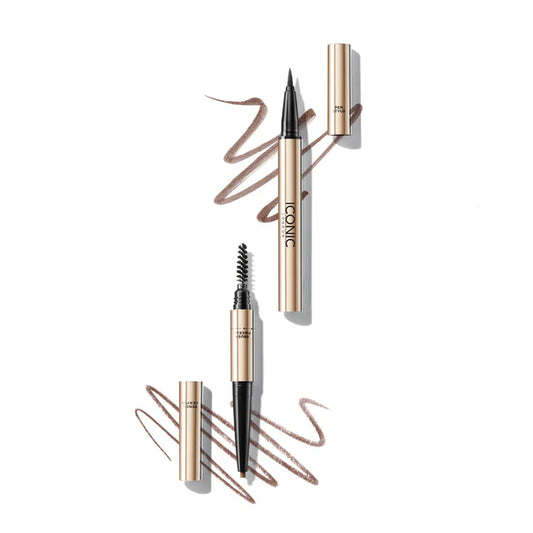 Triple Precision Brow Definer - Chocolate Brown - Pencil 0.1g & Pen 0.33ml