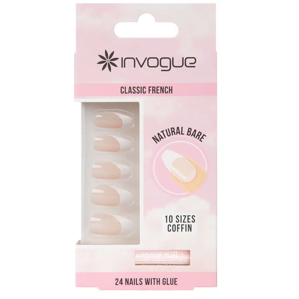 Invogue French Bare Coffin-Nails