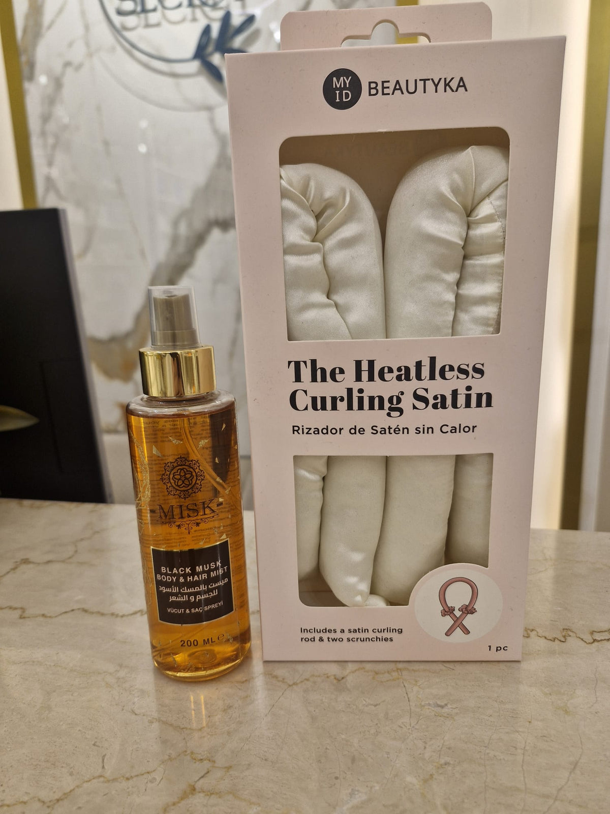 Mist +Heatless Curling Satin