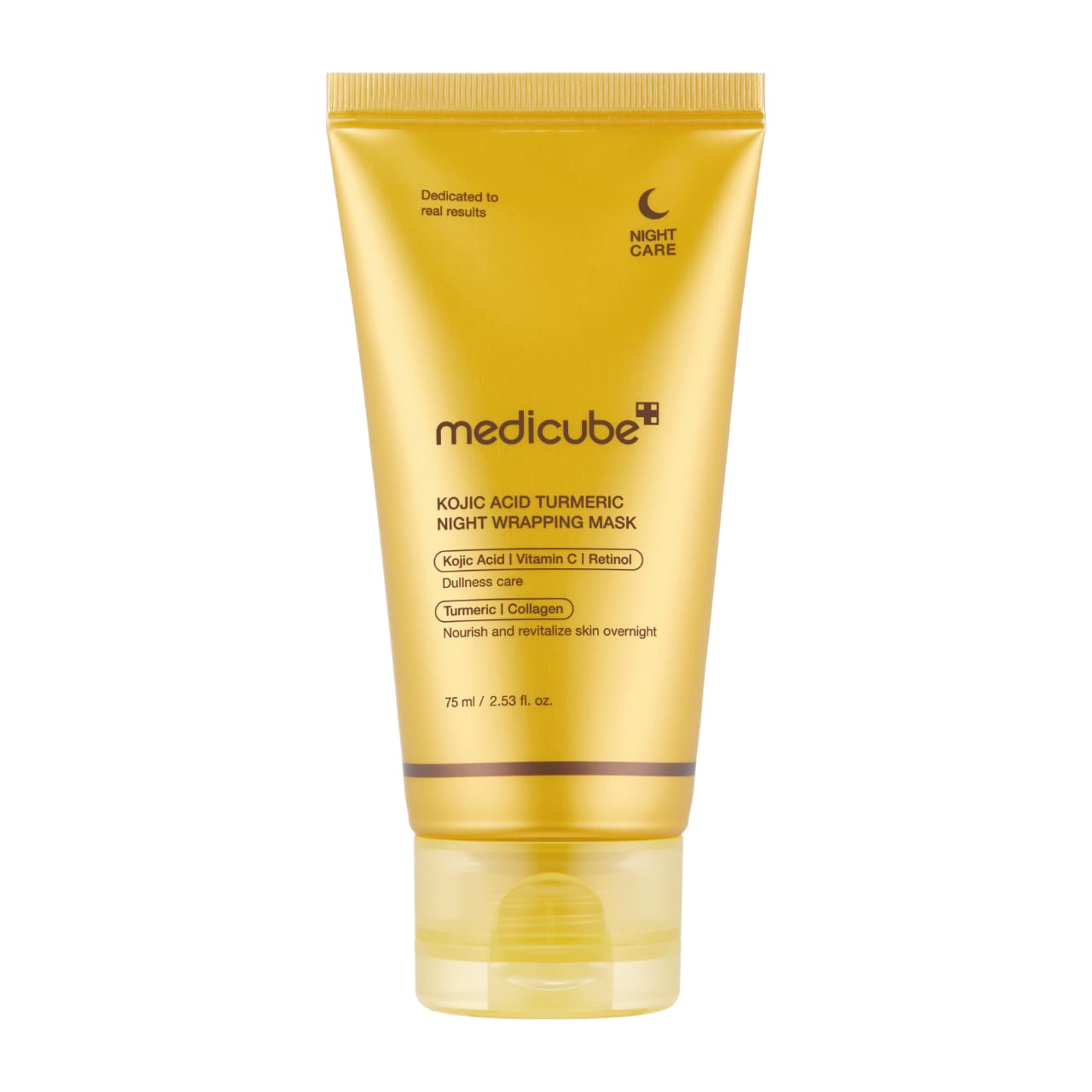 MEDICUBE KOJIC ACID TURMERIC NIGHT WRAPPING MASK 75ml