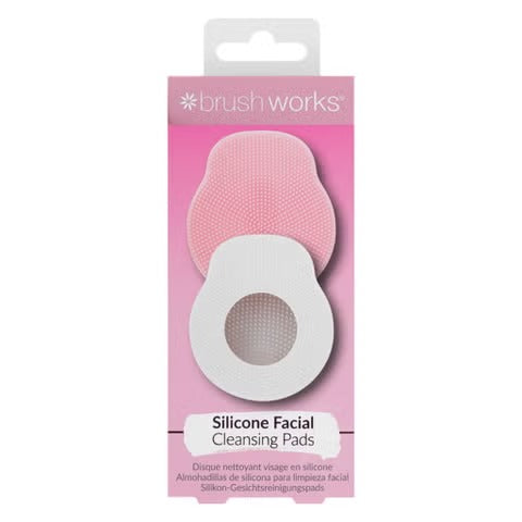 Brushworks Facial Cleansing Silicone Pads Due