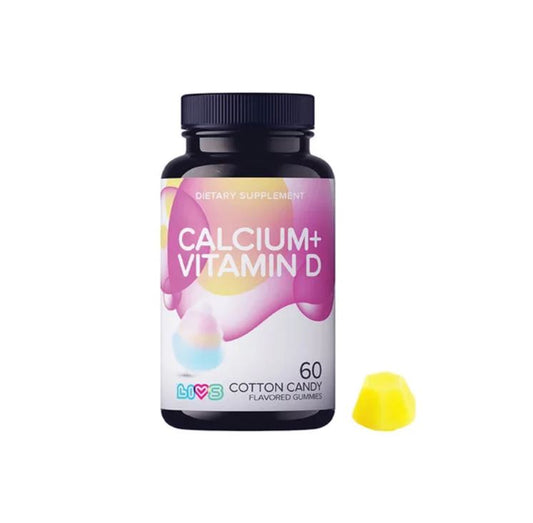 Livs Calcium+ Vitamin D 60 Gummies