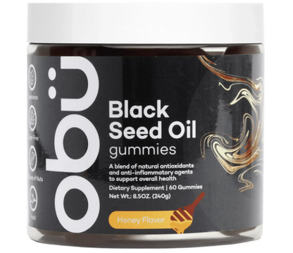 Obu Black Seed Oil Gummies With Honey Flavor 60 Pcs