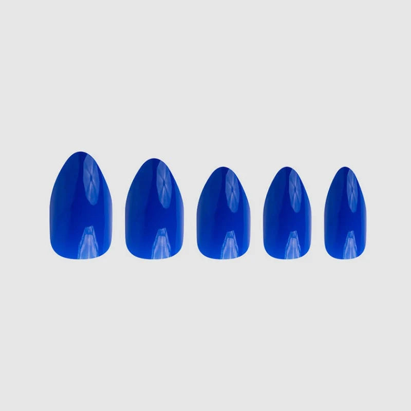 Invogue Blue Oval Nails