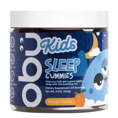 Obu Kids Sleep Gummies With Mango Flavor 60 Pcs