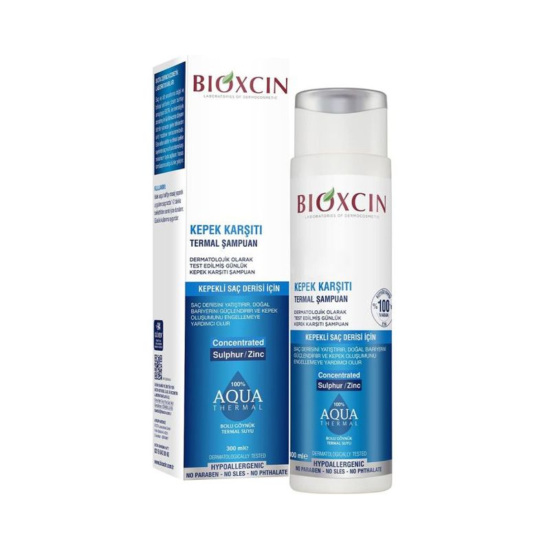 Bioxcin Anti Dandruff Thermal Shampoo Flaky Scalp 300Ml