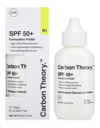 Carbon Theory Sunscreen +50 SPF