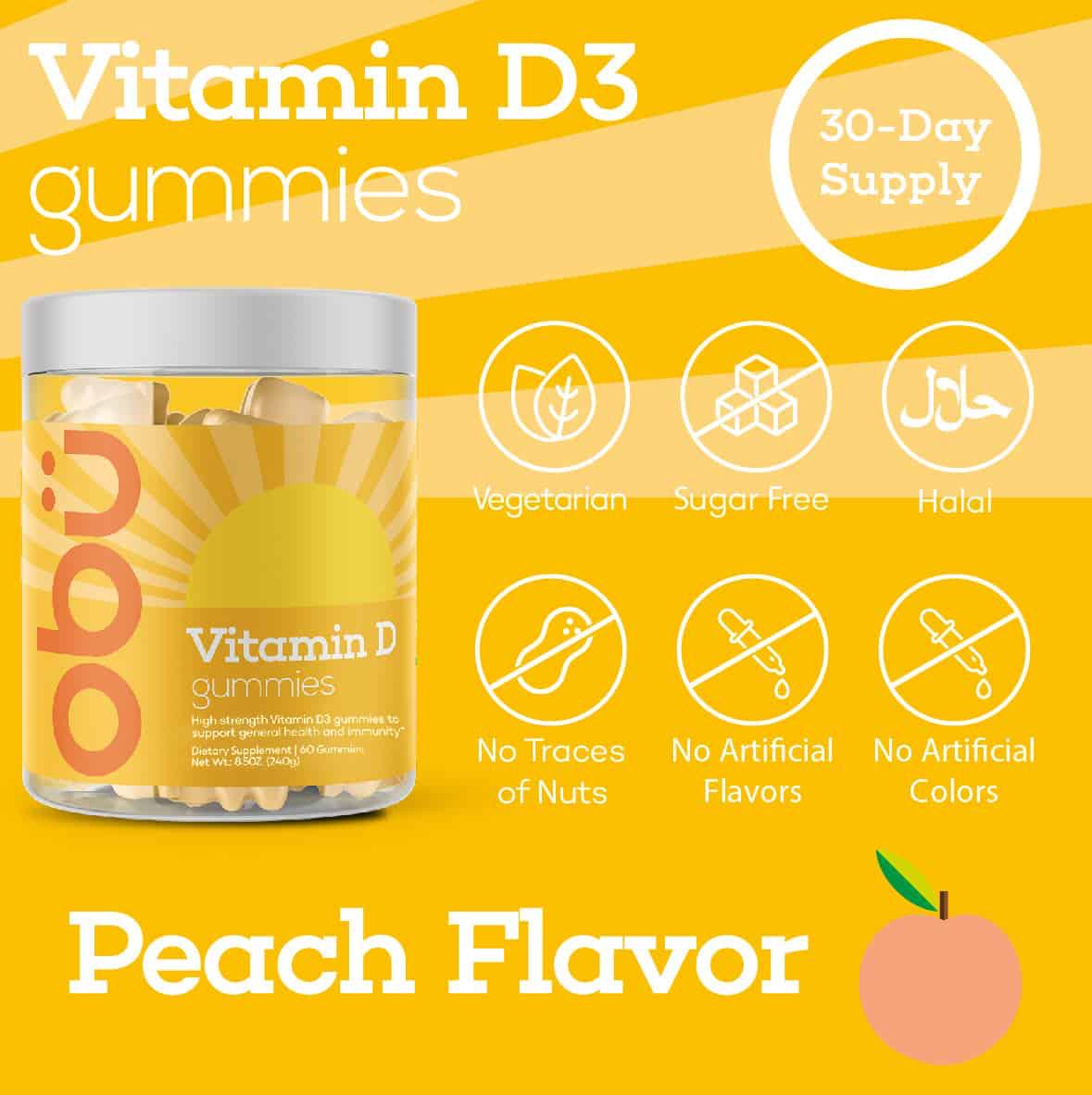 Obu Vitamin D Gummies